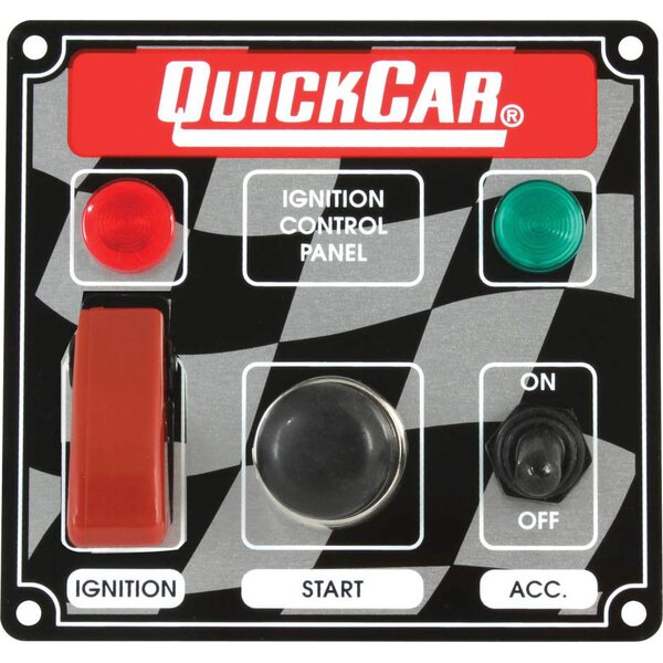 QuickCar - 50-023 - Ign. Panel 2 Switch w/Lights