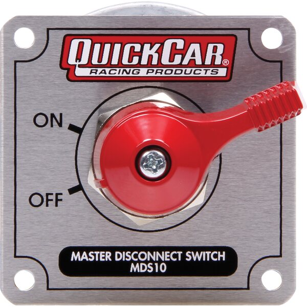 QuickCar - 55-023 - Master Disconnect High Amp 4 Post Silver Plate