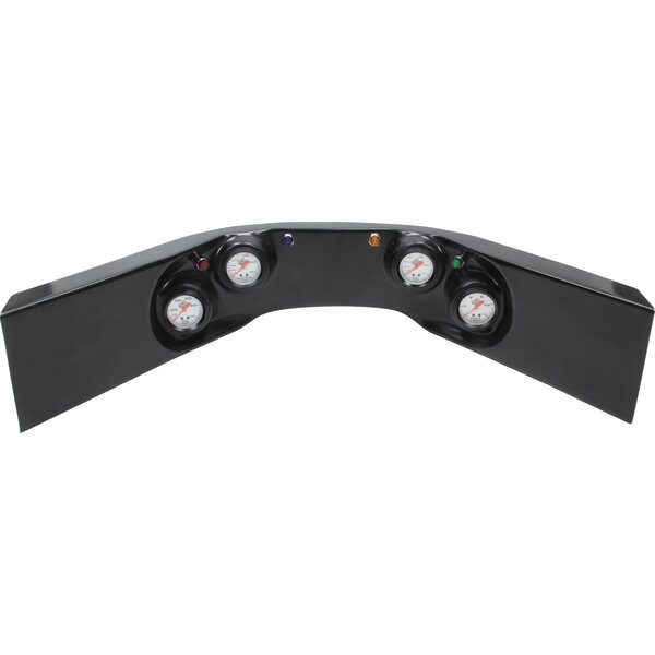 QuickCar - 61-6724 - 4-Gauge Molded Dash OP/ WT/OT/FP Black