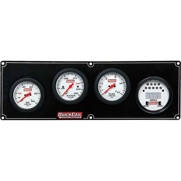 QuickCar - 61-7042 - Extreme 3-1 w/Tach OP/WT/FP