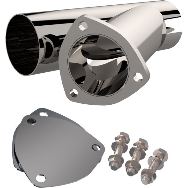 Quick Time Performance - 10300 - 3.00 Inch Stainless Stee l Exhaust Cutout