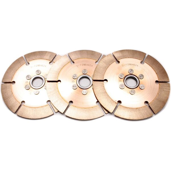 Tilton - 64185-2-ACC-36 - Clutch Pack 3 Disc 7.25 1-5/32 x 26spl Metallic