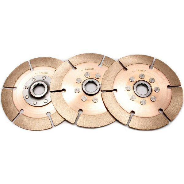Tilton - 64185-4-VTV-36 - Clutch Pack 3 Disc 7.25 1-5/32 x 26spl Metallic