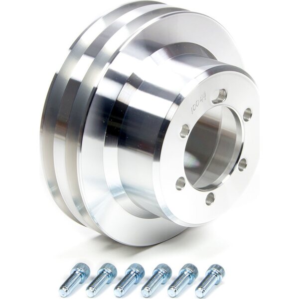 March Performance - 10049 - 2 Groove Crank Pulley 6-1/2in
