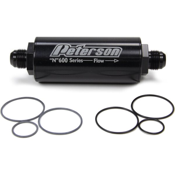 Peterson Fluid - 09-0612 - Fuel Filter -10AN 45 Mic