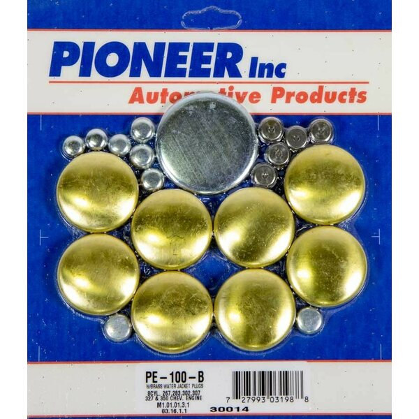 Pioneer - PE-100-B - 350 Chevy Freeze Plug Kit - Brass
