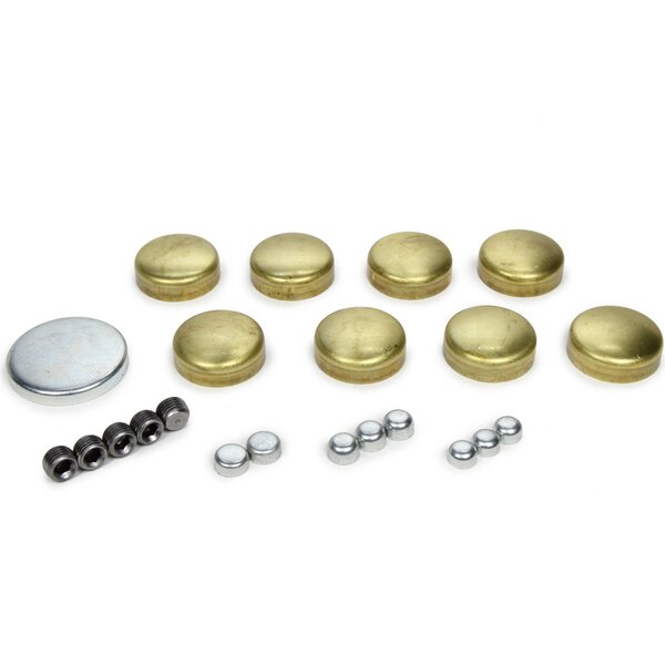 Pioneer - PE-100-BR - 350 Chevy Freeze Plug Kit - Brass (Bag)