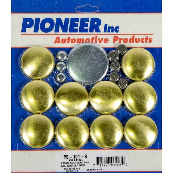 Pioneer - PE-101-B - 400 Chevy Freeze Plug Kit - Brass