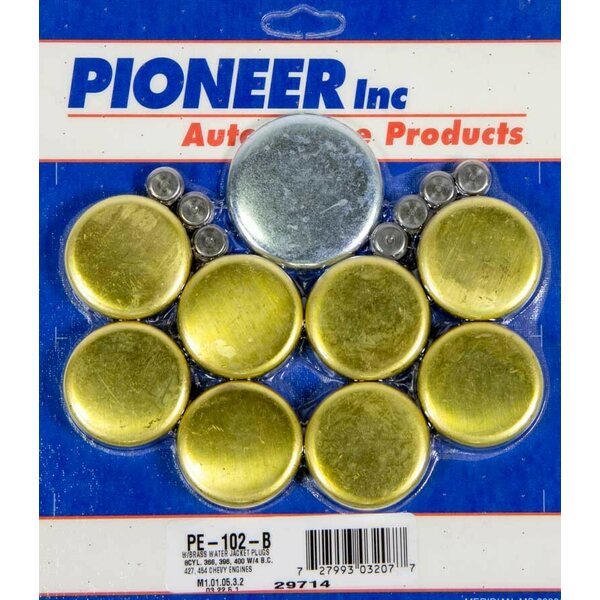 Pioneer - PE-102-B - 454 Chevy Freeze Plug Kit - Brass