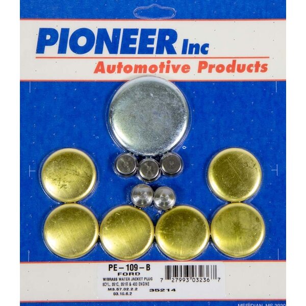 Pioneer - PE-109-B - 400 Ford Freeze Plug Kit - Brass