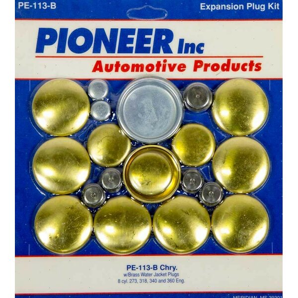 Pioneer - PE-113-B - 318 Dodge Freeze Plug Kit - Brass