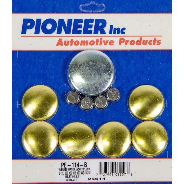 Pioneer - PE-114-B - BBM B/RB Freeze Plug Kit - Brass