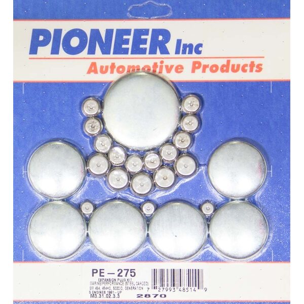 Pioneer - PE-275 - BBC Gen V Freeze Plug Kit - Marine