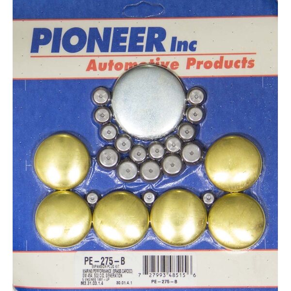 Pioneer - PE-275-B - BBC Gen V Freeze Plug Kit - Marine - Brass