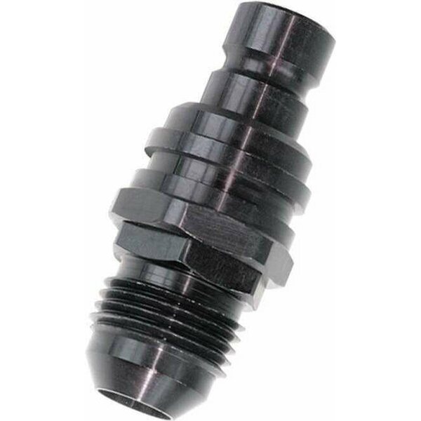 Jiffy-Tite - 22404 - Q/R #4 Male Plug Valved Black