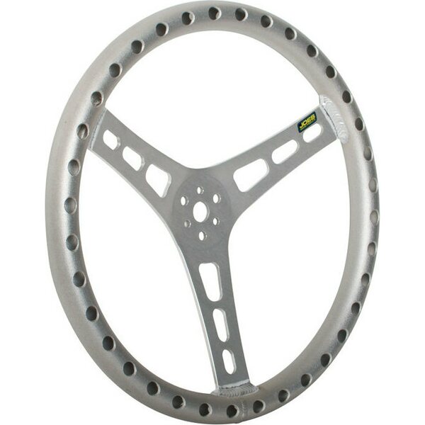 JOES Racing Products - 13515-A - 15in LW Steering Wheel Aluminum Dished