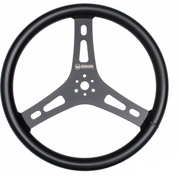 JOES Racing Products - 13550-B - Matador Steering Wheel Black 15in Flat