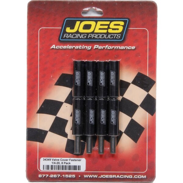 JOES Racing Products - 34349 - Aluminum Valve Cover Nut Kit w/ Studs 1/4-20 8pk