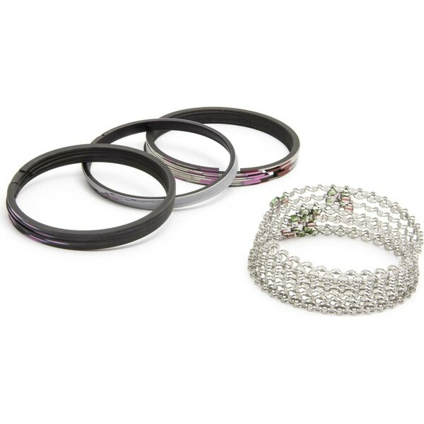 Sealed Power - R977145 - Piston Rings - Speed Pro - 4.040 in Bore - File Fit - 1/16 x 1/16 x 3/16 in Thick - Standard Tension - Ductile Iron - Plasma Moly