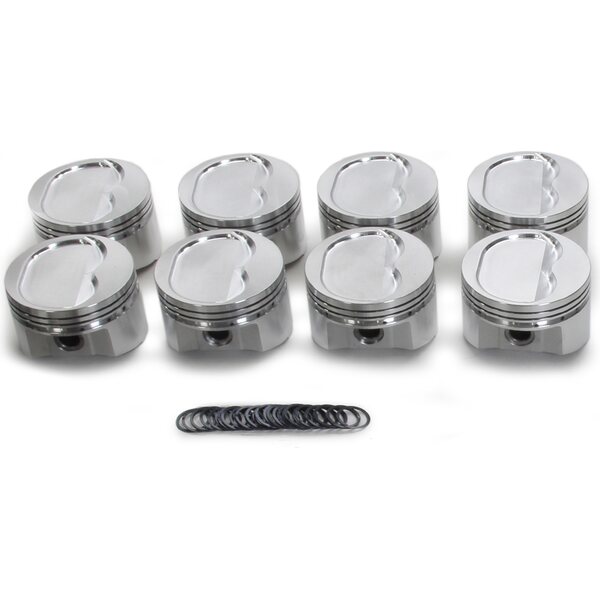 SRP Pistons - 139628 - SBC Dished Piston Set 4.030 Bore -16cc