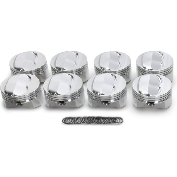 SRP Pistons - 142021 - SBC 400 Domed Piston Set 4.155 Bore +4cc