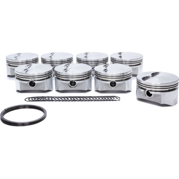 DSS Racing - 8705-4030 - SBC E Piston Set 4.030 F/T -5cc