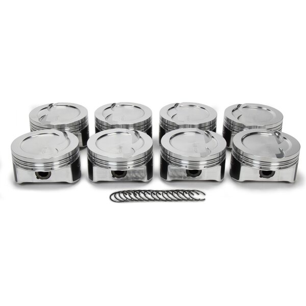 Icon Pistons - IC553C.STD - LS 6.0/6.2L Dish Forged Piston Set 4.000 Bore