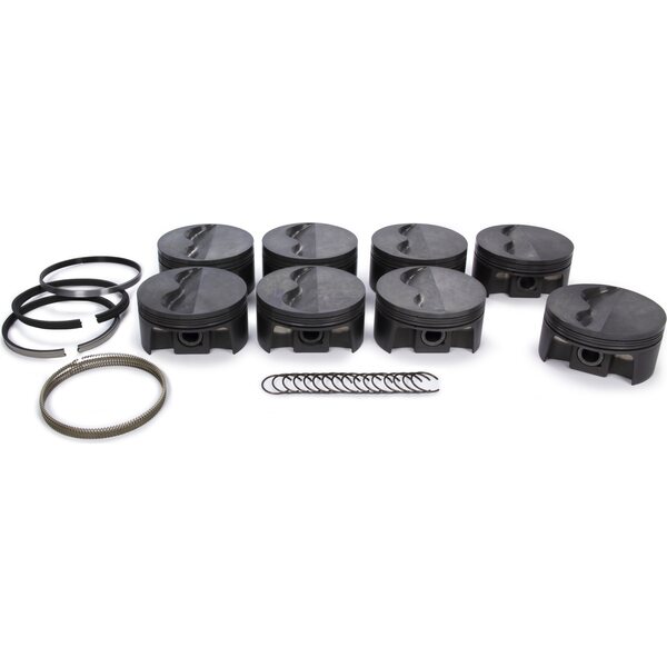 Mahle Pistons - 197726850 - SBC PowerPak Piston Set 4.050 Bore FT -8.9cc