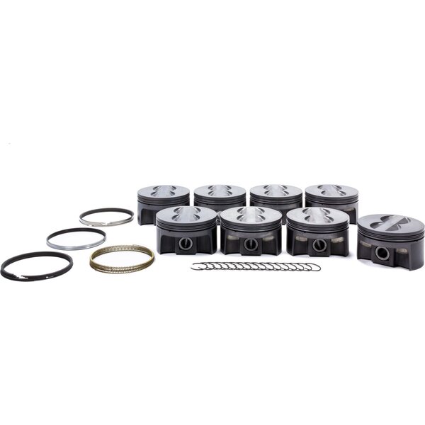 Mahle Pistons - 930203630 - SBC PowerPak F/T Piston Set 4.030 Bore