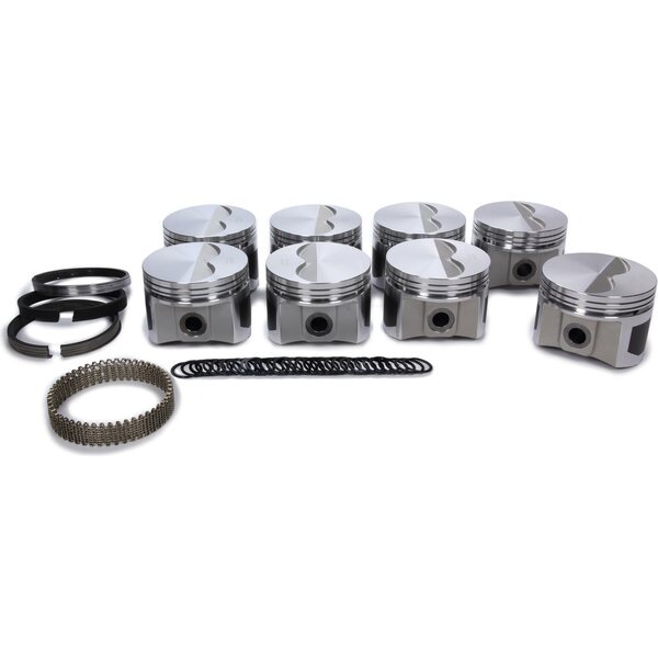 Wiseco Pro Tru - PTS531A3 - BBM Flat Top Piston Set 4.350 Bore -4cc