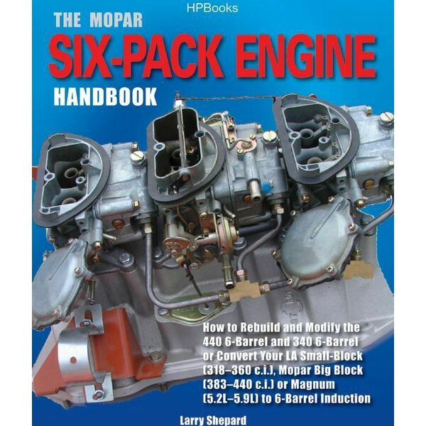 HP Books - 978-155788528-9 - Mopar 6-Pack Engine Handbook
