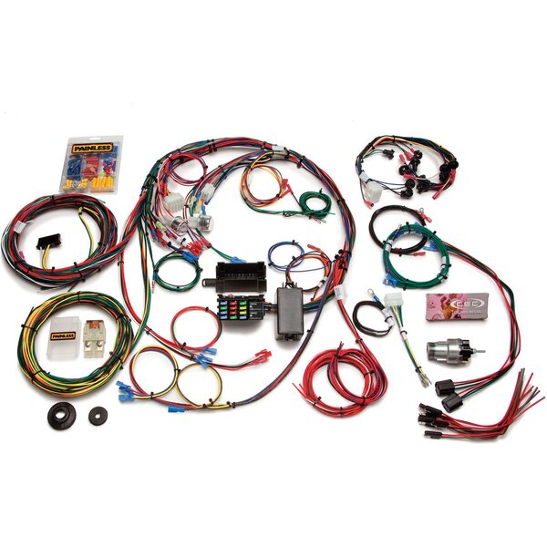 Painless Wiring - 20121 - 1967-68 Mustang Chassis Harness 22 Circuits