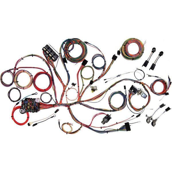 American Autowire - 510125 - 64-66 Mustang Wiring Harness System