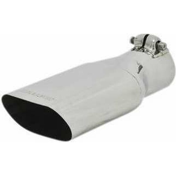 Flowmaster - 15385 - S/S Exhaust Tip 4.25 x 2.25in Oval - 2.5in Pipe