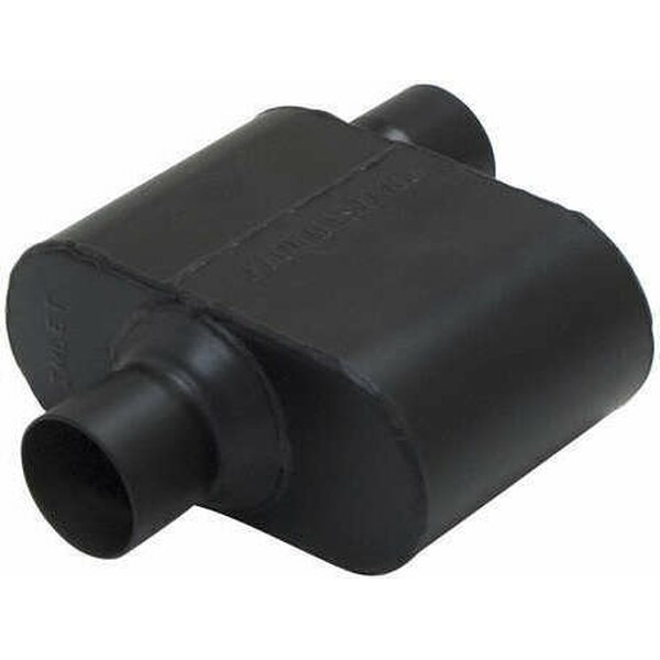 Flowmaster 842512 - Super 10 Series Muffler  - 2.5 in Center Inlet - 2.5 in Offset  Outlet
