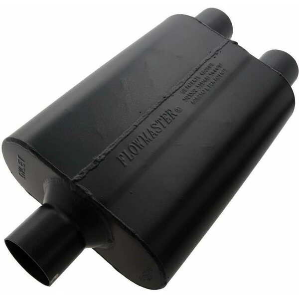 Flowmaster 9425472 - Super 44 Series Muffler  - 2.5 in Center Inlet - Dual 2.5 in  Outlet