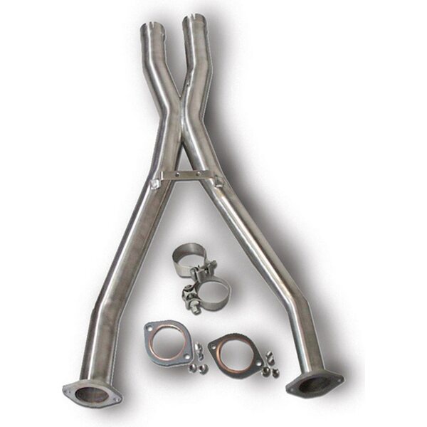 Corsa Performance - 14131 - Crossover X Pipe 2.5in 16 Gauge Stainless Steel
