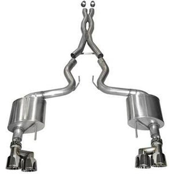 Corsa Performance - 14335 - Exhaust Cat-Back - 3.0in Cat-Back  Dual Rear Exi