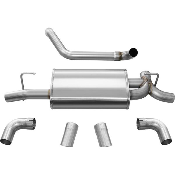 Corsa Performance - 21013 - 18-   Jeep JL 3.6L Axle Back Exhaust w/Turndown