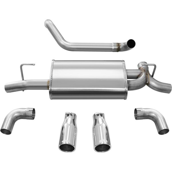 Corsa Performance - 21014 - 18-   Jeep JL 3.6L Axle Back Exhaust