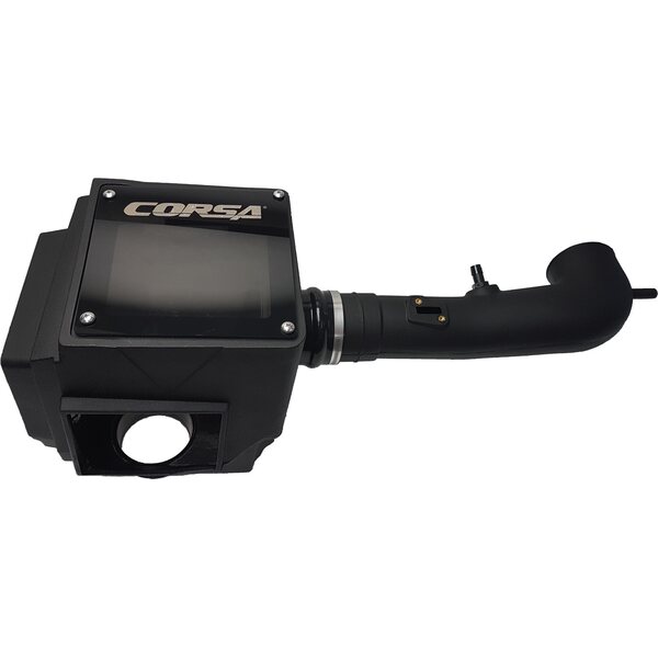 Corsa Performance - 455546 - Air Induction System - PowerCore Closed Box - Maintenance Free Filter - Plastic - Black - 6.2 L - GM LS-Series - GM Fullsize SUV / Truck 2014-20 - Kit