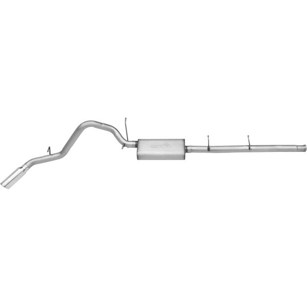 Dynomax - 39495 - Exhaust System - Ultra Flo - Cat-Back - 3 in - Single Rear Exit - 4 in Polished Tip - GM LS-Series - GM Fullsize Truck 2009-13