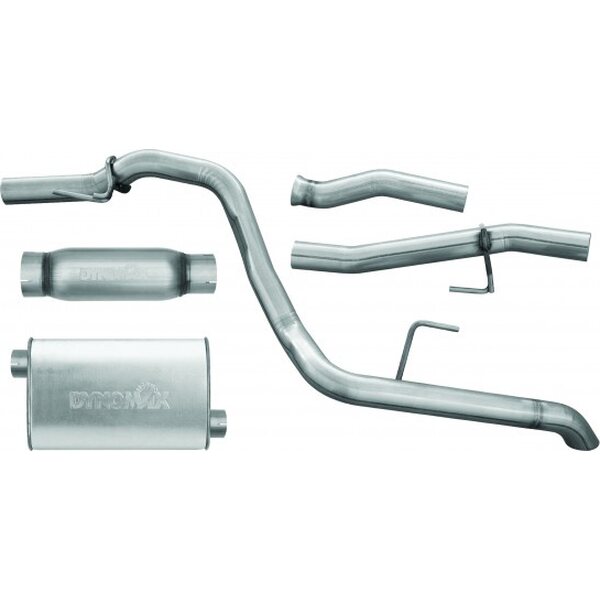 Dynomax - 39541 - Exhaust System - QuietCrawler - Cat-Back - 2.5 in - Single Rear Exit - 2.5 in Tip - Jeep Gladiator 2020