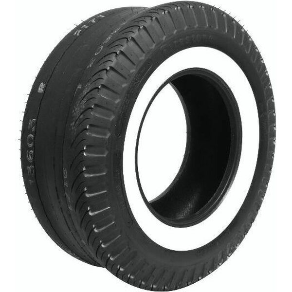 Coker Tire - 623048 - 1000-15 Firestone Drag 2 1/4in White Wall Tire