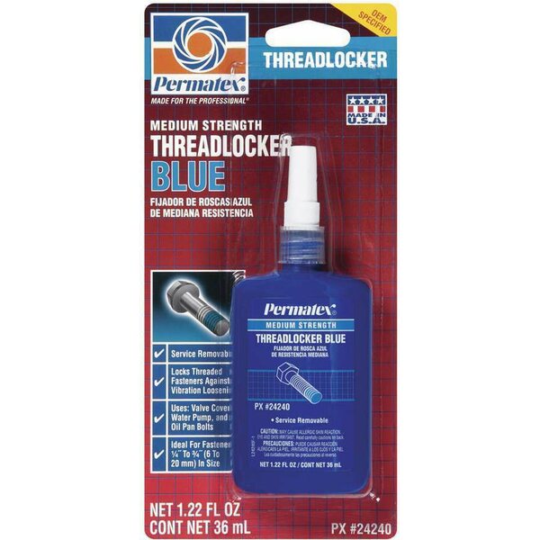 Permatex - 24240 - Blue Threadlocker 36ml Bottle