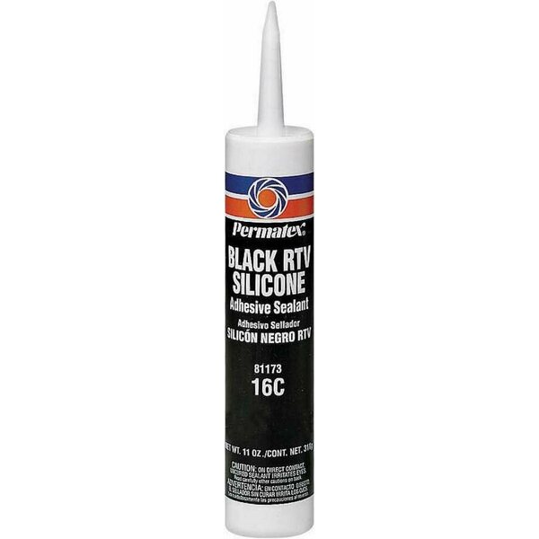 Permatex - 81173 - 11 Oz Black Silicone