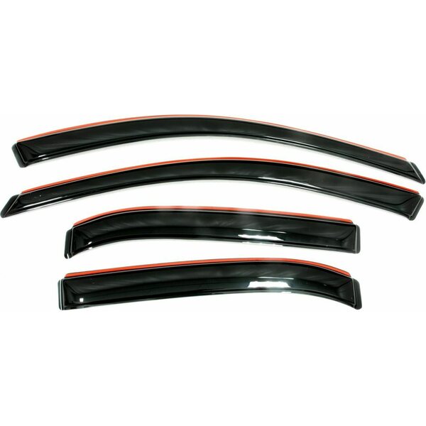 VentShade - 194072 - 09-   Dodge Journey In Channel Ventvisor 4pc