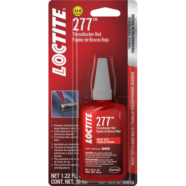 LOCTITE - 555353 - Threadlocker 277 HD Red Big Bolts 36ml/1.22oz