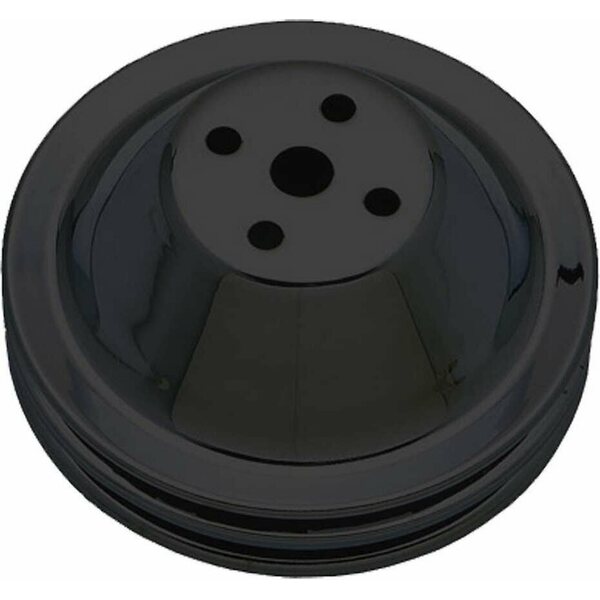 Trans-Dapt - 8601 - SBC SWP Water Pump Pulley 2 Groove Black
