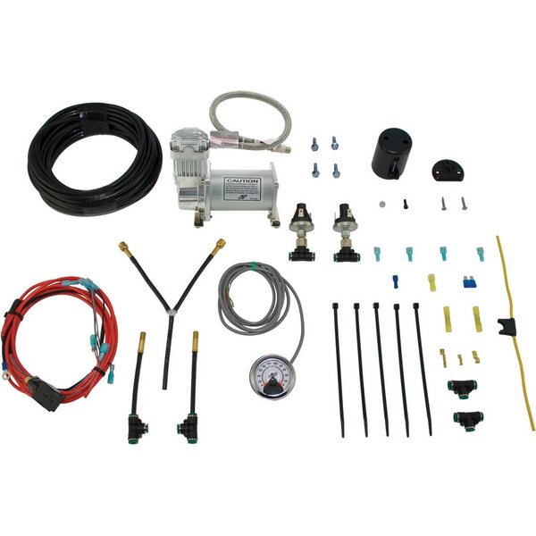 Air Lift Load Controller Dual - Suspension - 120 psi Max - 12V - Single Gauge - Controls / Pressure Sensor - Airlift Air Spring Kits